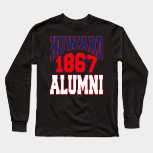 Howard 1867 University Apparel Long Sleeve T-Shirt